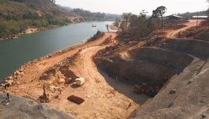 RIVER DIVERSION NAM THEUN 1 HYDROPOWER PROJECT; CONTRACT EW2 WORK